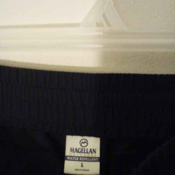 Magellan Pants Women L Water Repellent Lost Pines Active Zip Pockets Black - Picture 9 of 14